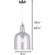 Keeva 1 Light 10 inch Brushed Nickel Pendant Ceiling Light