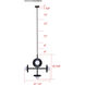Payton 5 Light 27.5 inch Black Chandelier Ceiling Light