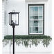 Shana 3 Light 22 inch Black Outdoor Post Lantern