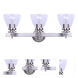 Madison 3 Light 21 inch Brushed Nickel Vanity Light Wall Light