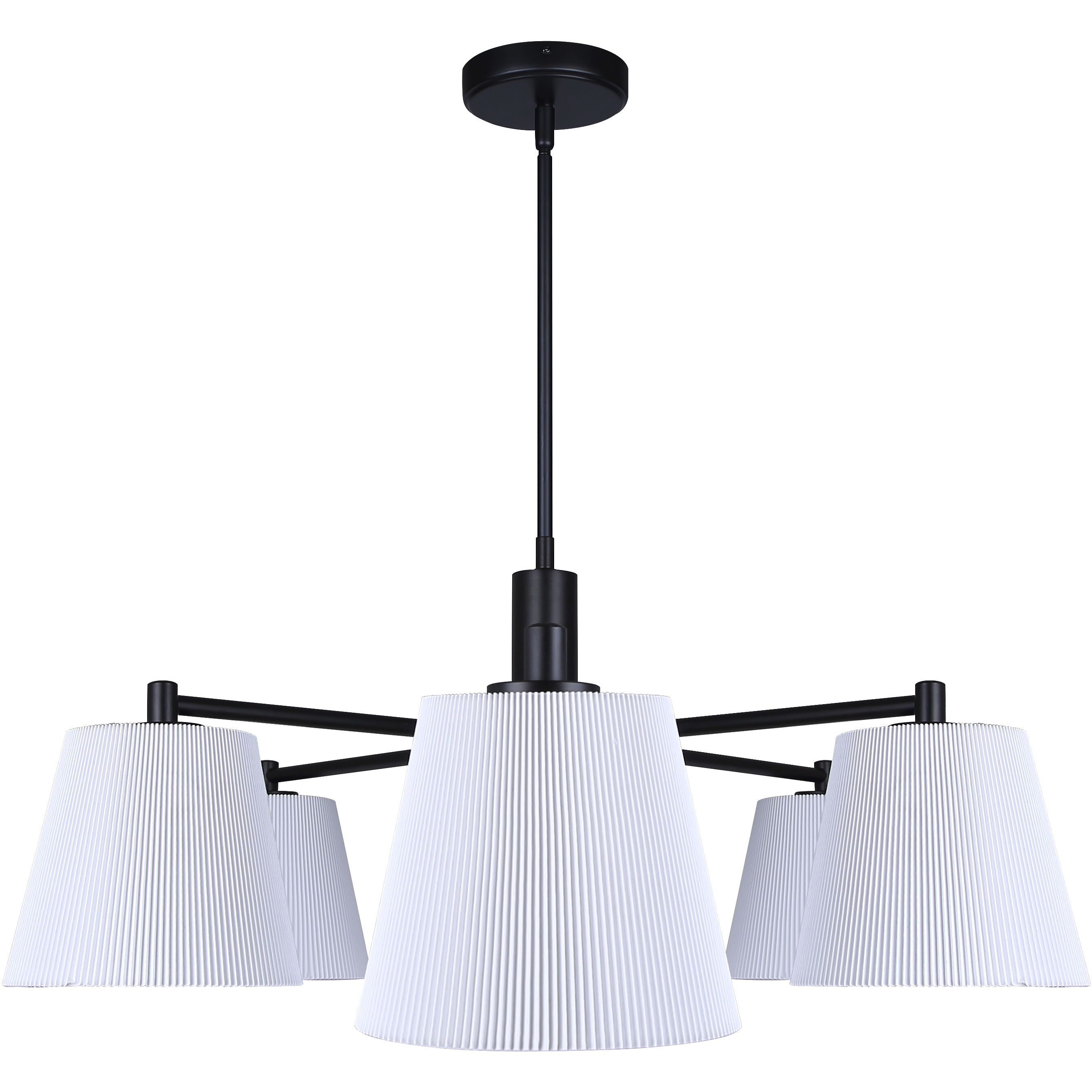 Aspen 6 Light 15.25 inch Black Chandelier Ceiling Light