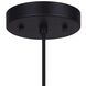 Thea 1 Light 12 inch Black/Gold Pendant Ceiling Light