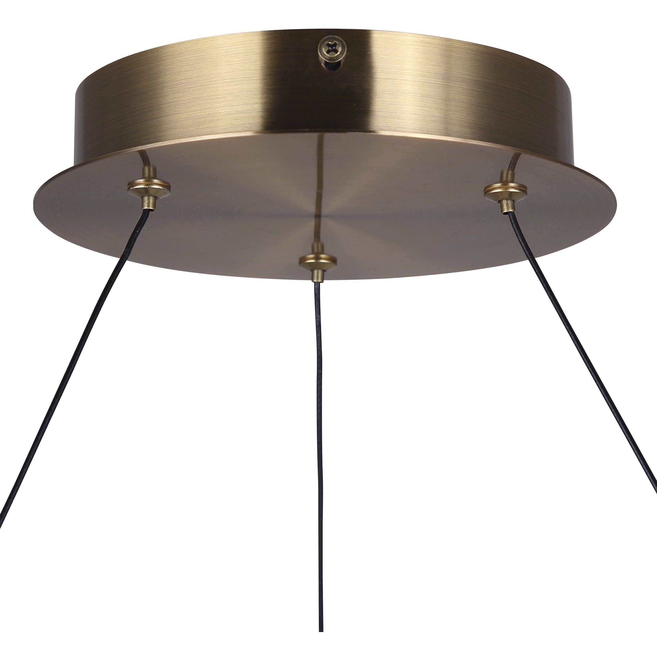 Elynn LED 23.5 inch Gold Chandelier Ceiling Light