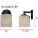 Meadow 1 Light 7.5 inch Black Vanity Light Wall Light