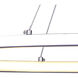 Laila LED 37 inch Chrome Chandelier Ceiling Light