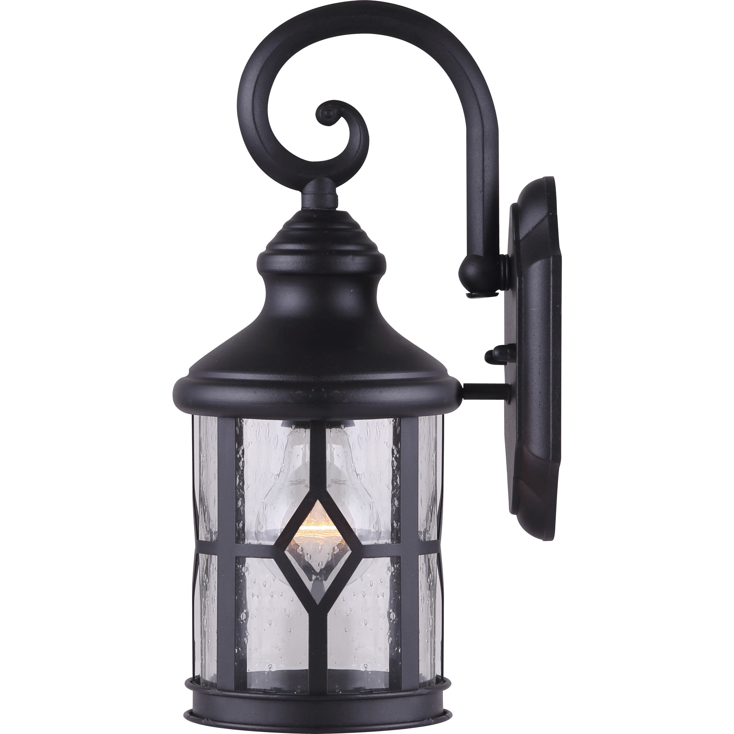 Madison 1 Light 13 inch Black Outdoor Downlight