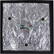Shana 3 Light 18.13 inch Black Outdoor Flush Mount