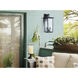 Shana 2 Light 22 inch Black Outdoor Wall Lantern
