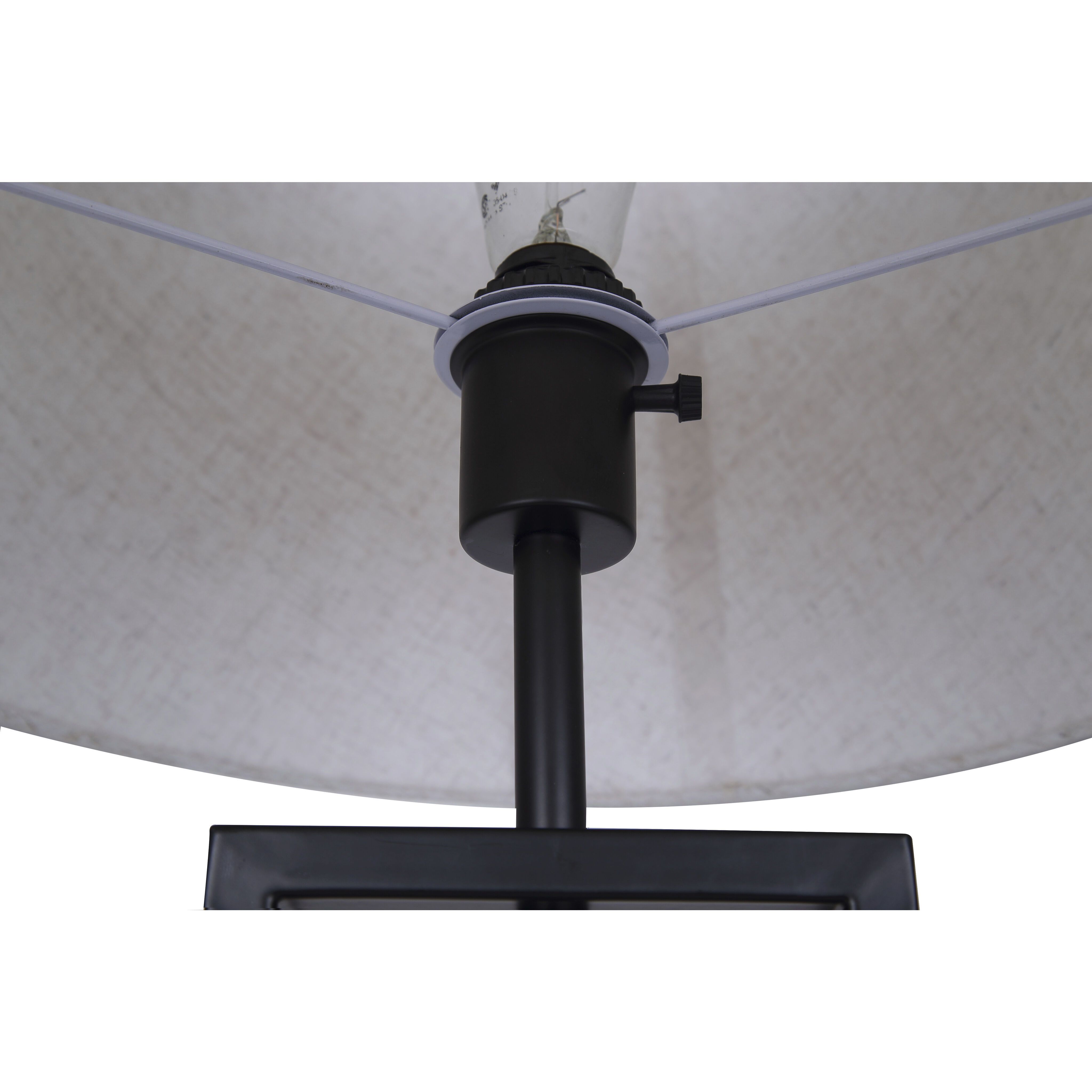 Willow 26 inch 100.00 watt Matte Black Table Lamp Portable Light