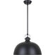 Polo 1 Light 16 inch Black Pendant Lighting Ceiling Light