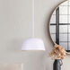 Kiliam 1 Light 13 inch Matte White Pendant Ceiling Light