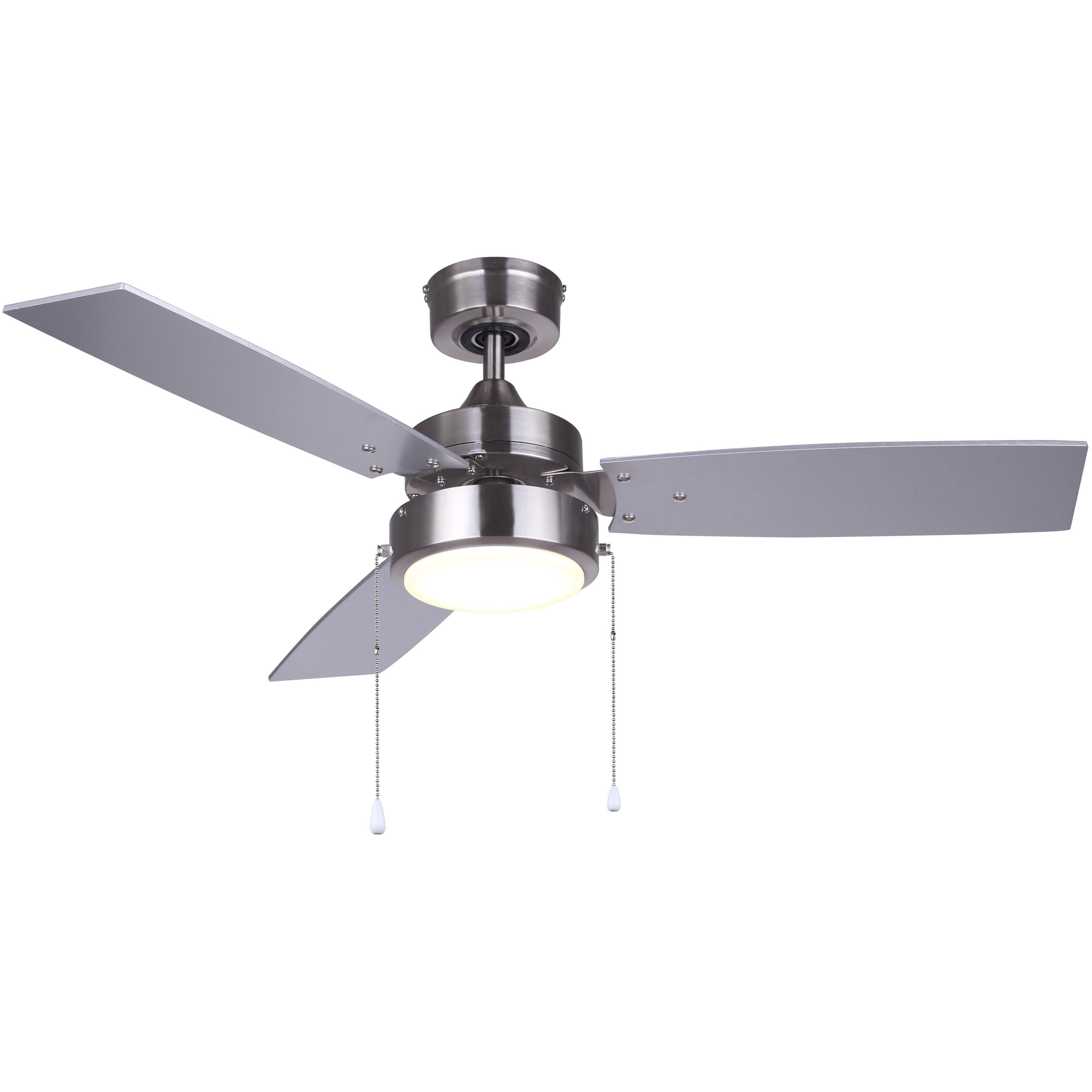 Wallis 42 inch Brushed Nickel Ceiling Fan