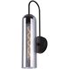 Eloise 1 Light 4.75 inch Black Wall Light