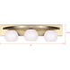 Monroe 3 Light 24 inch Gold Vanity Light Wall Light
