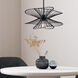 Channel 1 Light 20 inch Black Pendant Ceiling Light