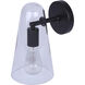 Luisa Sconce Wall Light in Black