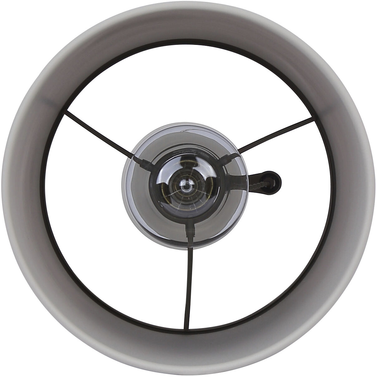 Flint 23 inch 60.00 watt Grey Table Lamp Portable Light