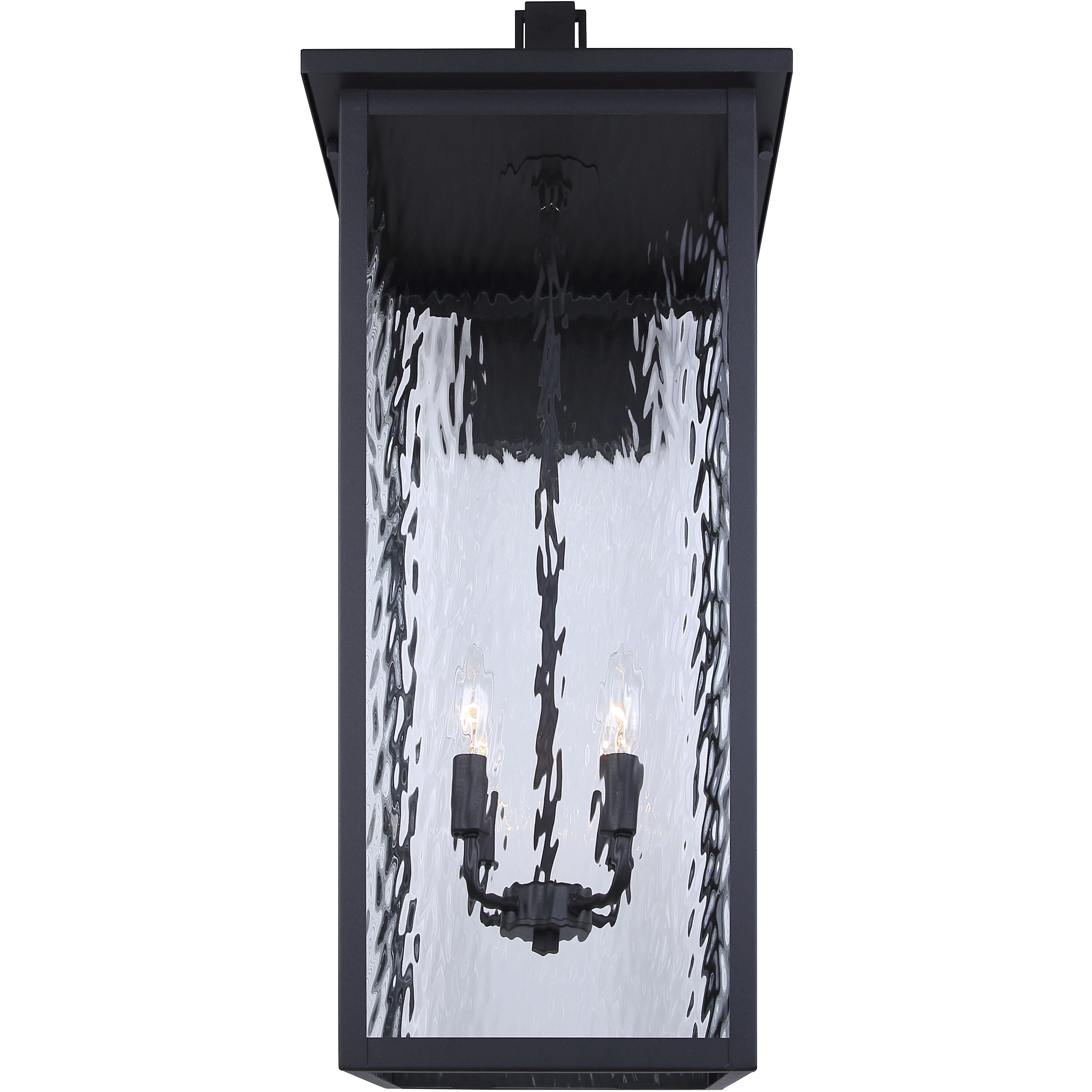 Shana 4 Light 30 inch Black Outdoor Wall Lantern