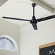 DC 60 inch Black Industrial Ceiling Fan