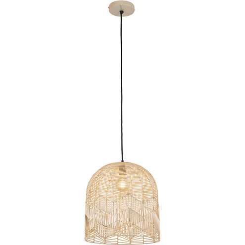 Indy 1 Light 16 inch Natural Pendant Ceiling Light