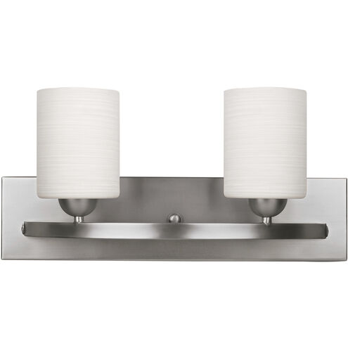 Madison 2 Light 18 inch Brushed Pewter Vanity Light Wall Light