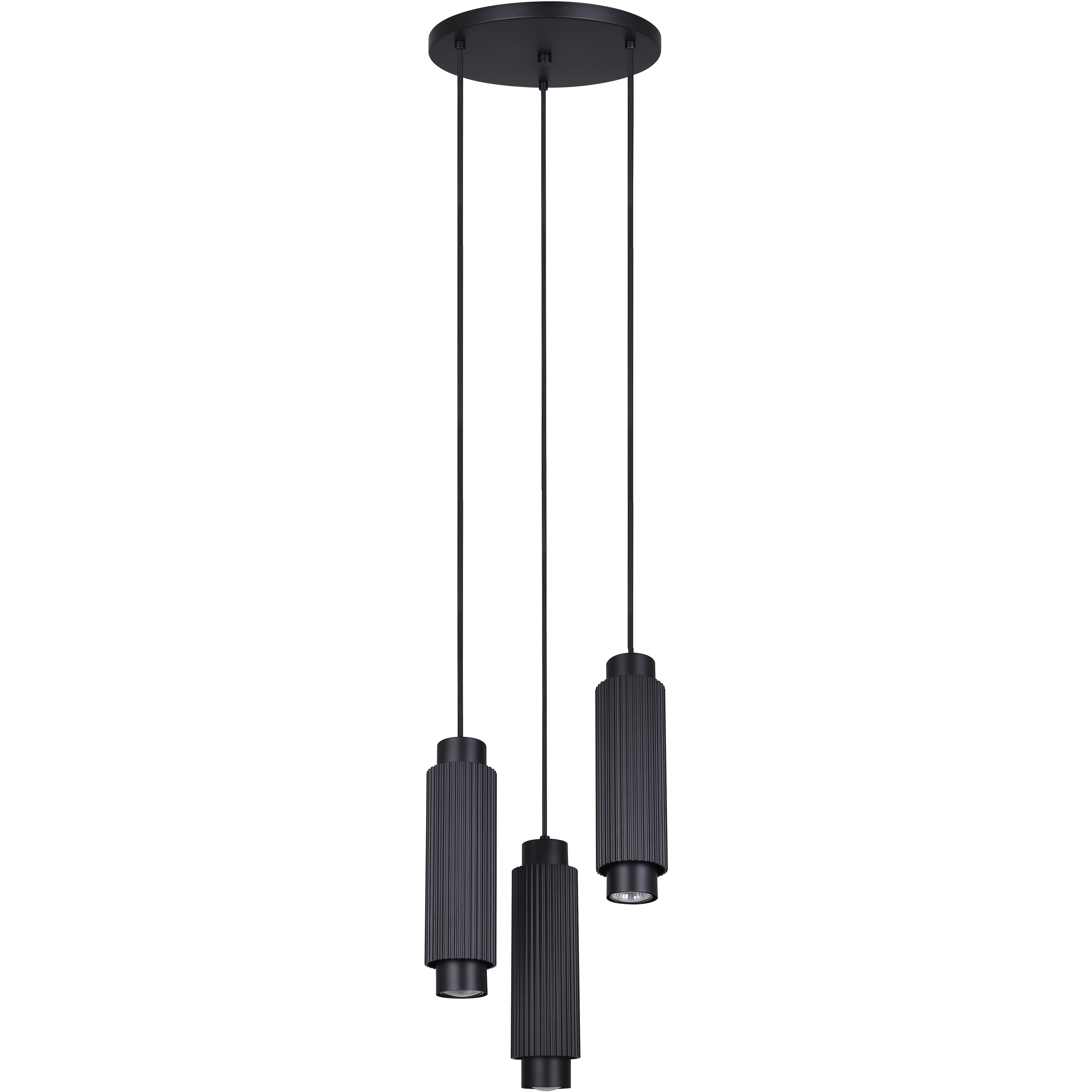 Cohen 3 Light 13 inch Black Pendant Ceiling Light