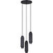Cohen 3 Light 13 inch Black Pendant Ceiling Light
