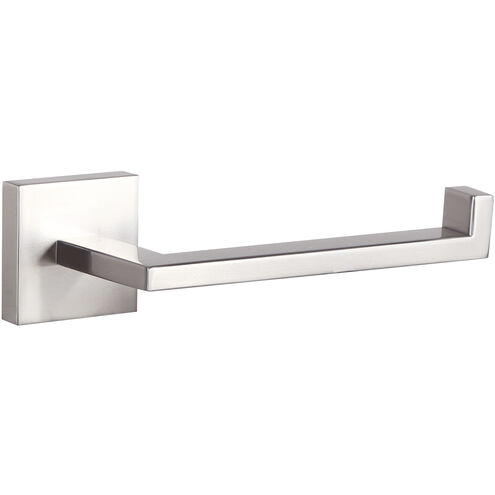 Bishop 7 inch Brushed Nickel Toilet Paper Holder