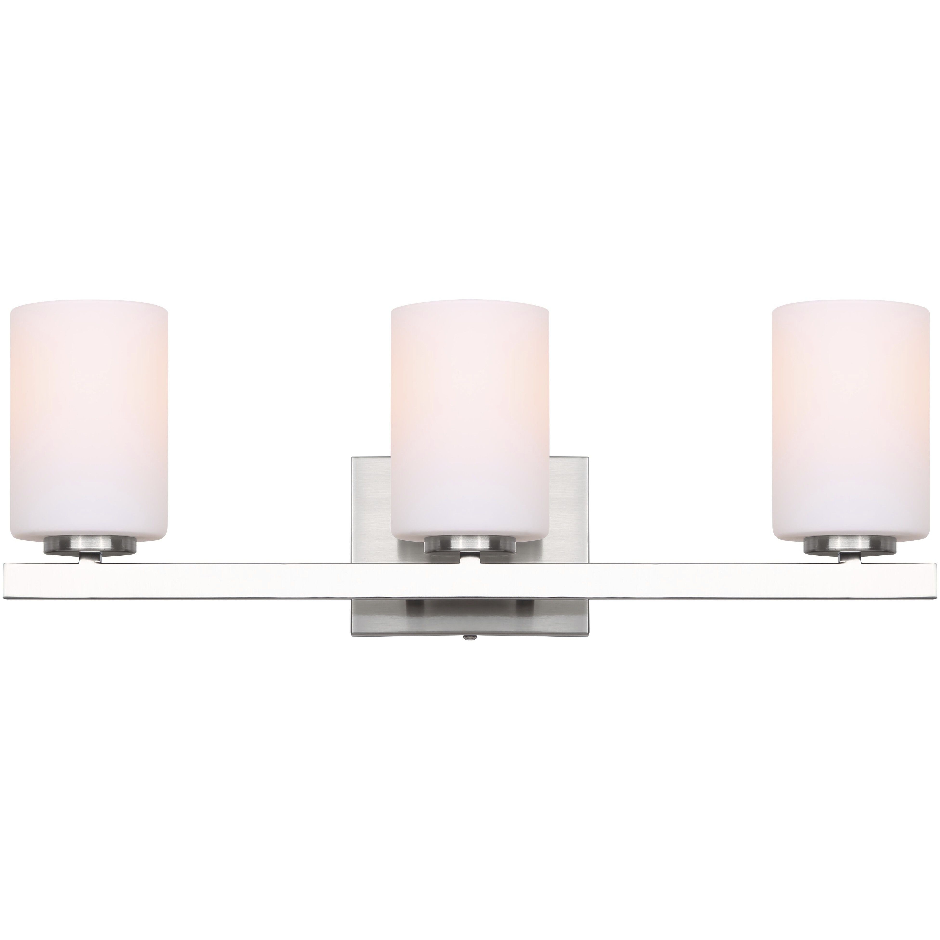 Jae 3 Light 23 inch Brushed Nickel Vanity Light Wall Light