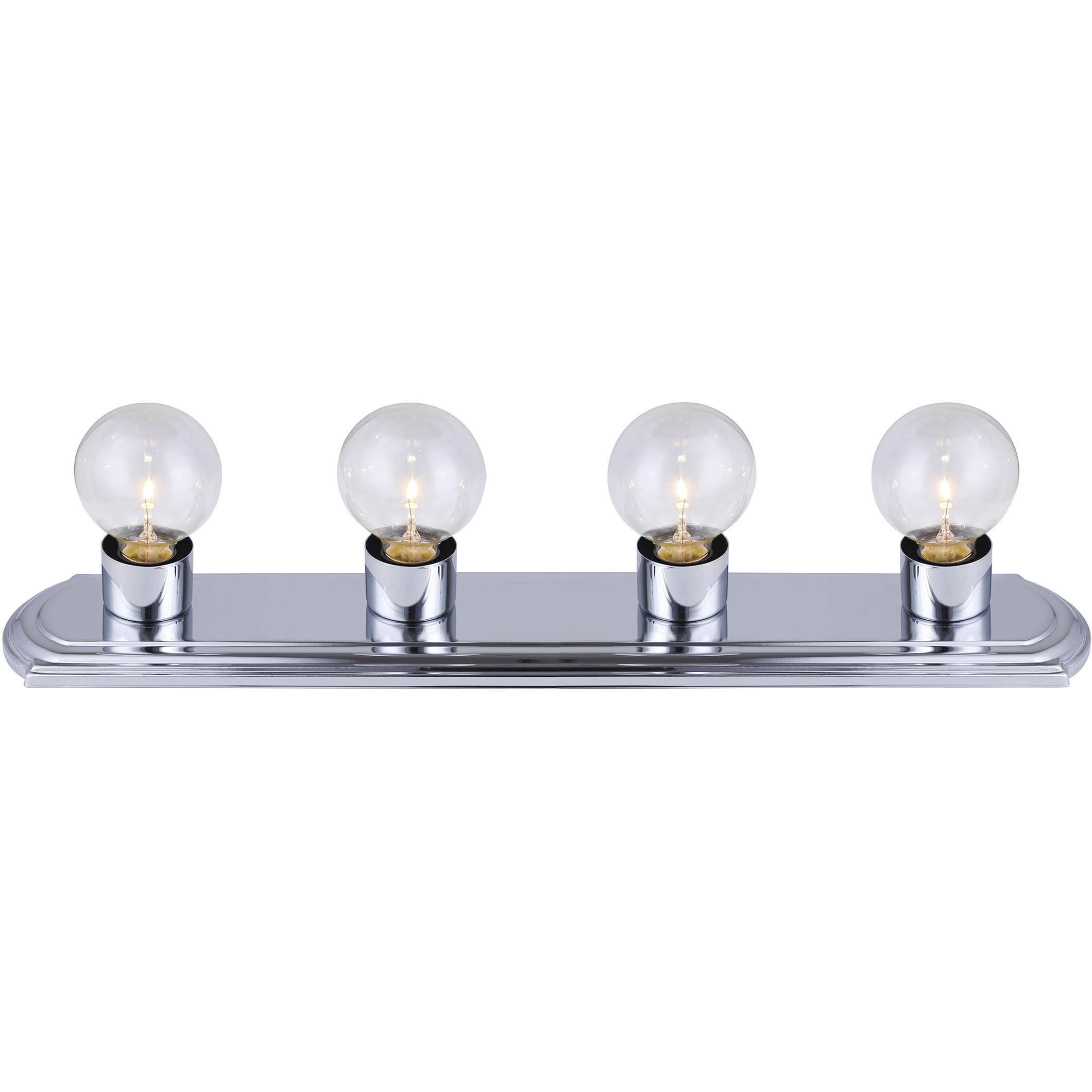 Bathroom Strip 4 Light 24 inch Chrome Vanity Light Wall Light