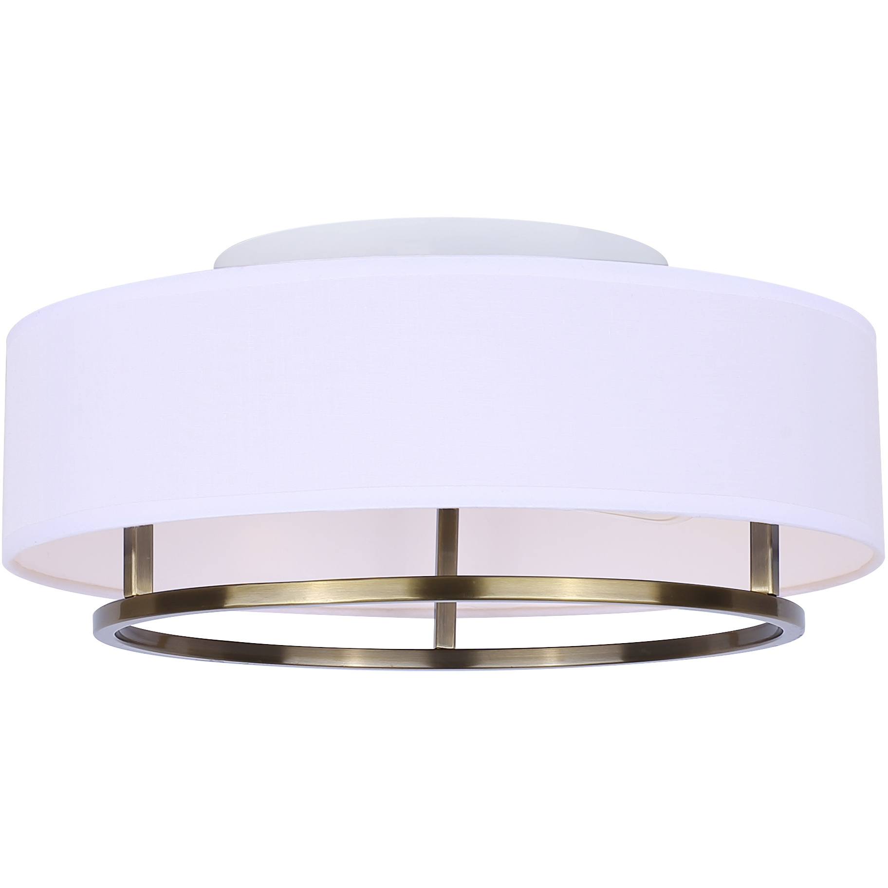 Bonnie 2 Light 15 inch Gold Flush Mount Ceiling Light