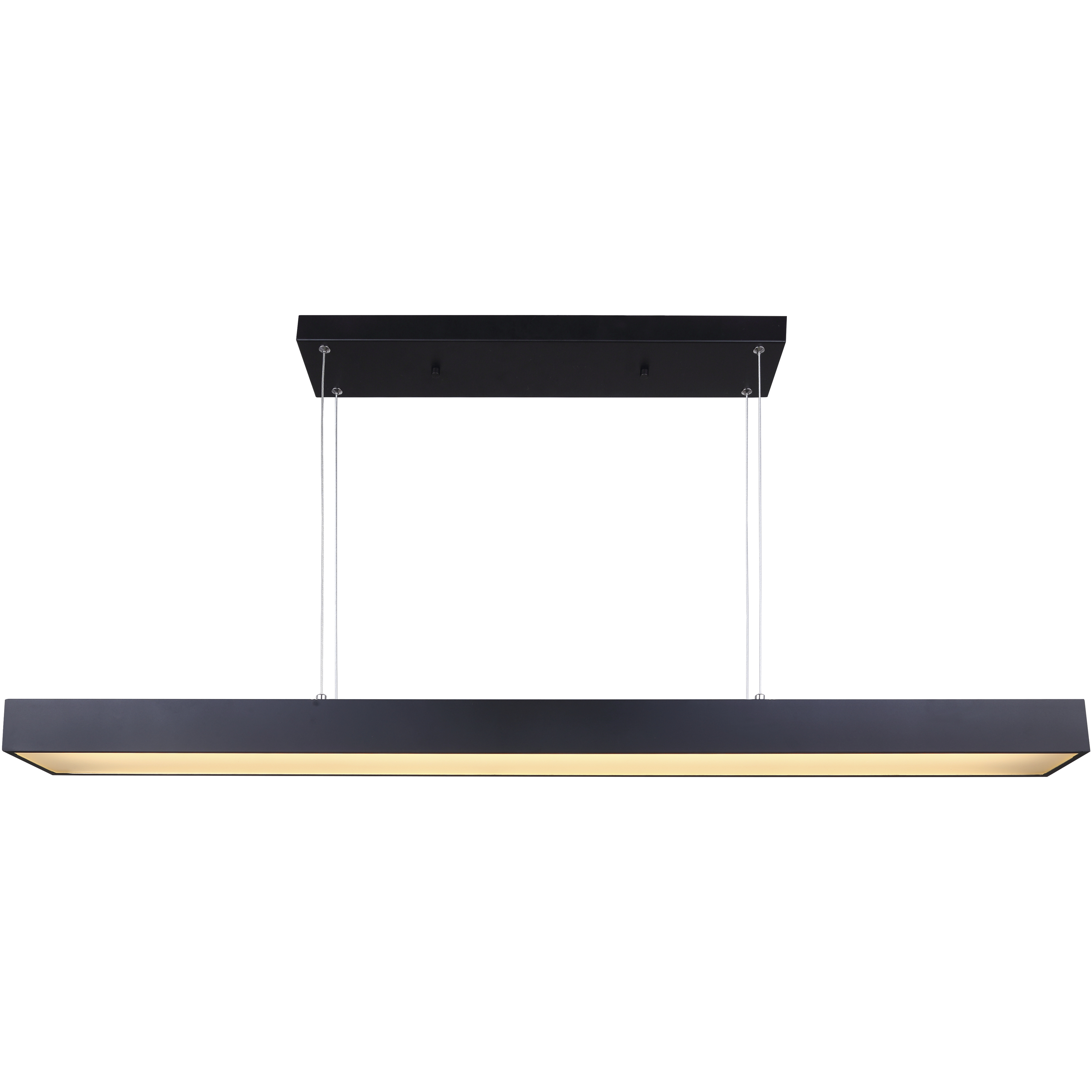 Madison LED 47.25 inch Black Chandelier Ceiling Light