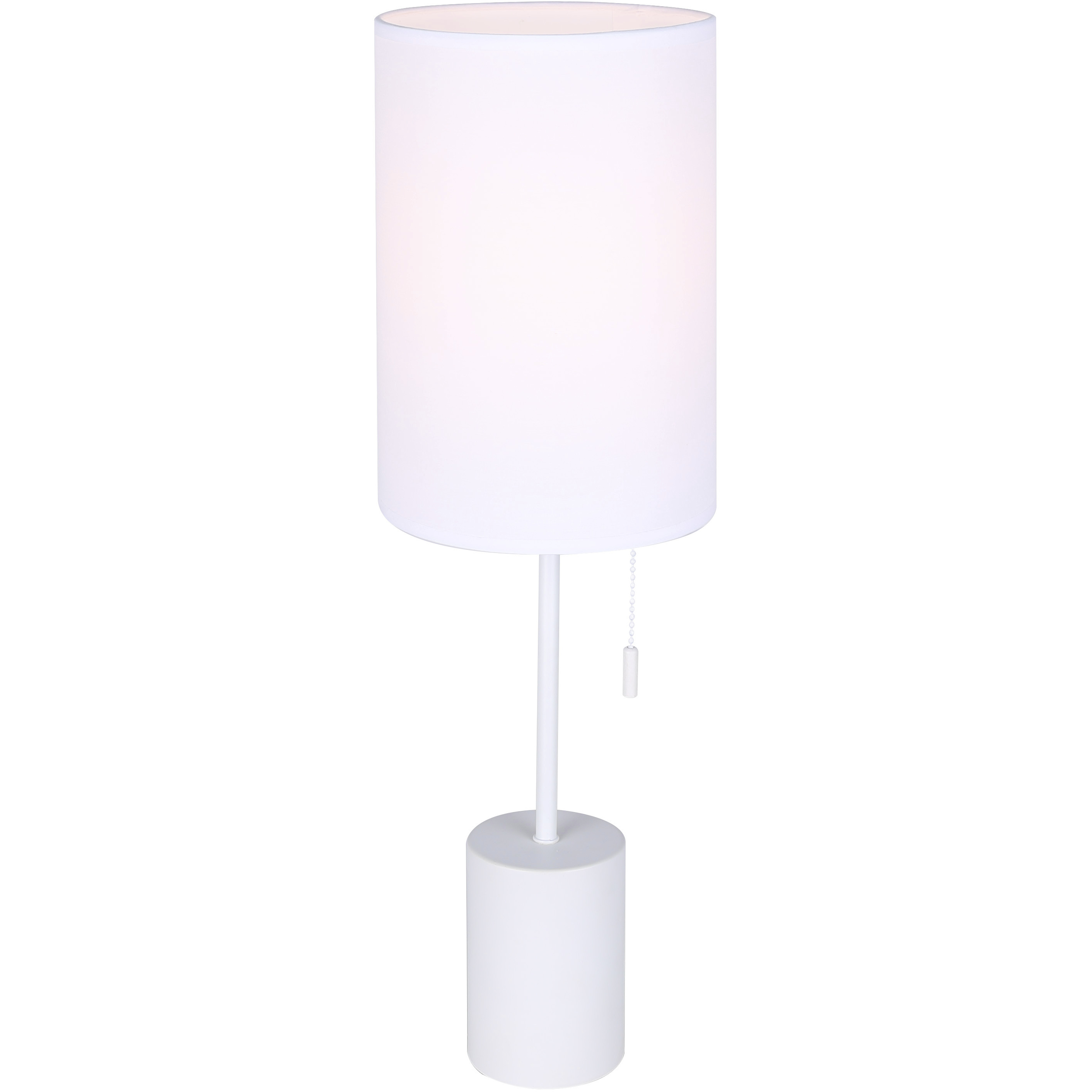 Flint 23 inch 60.00 watt White Table Lamp Portable Light