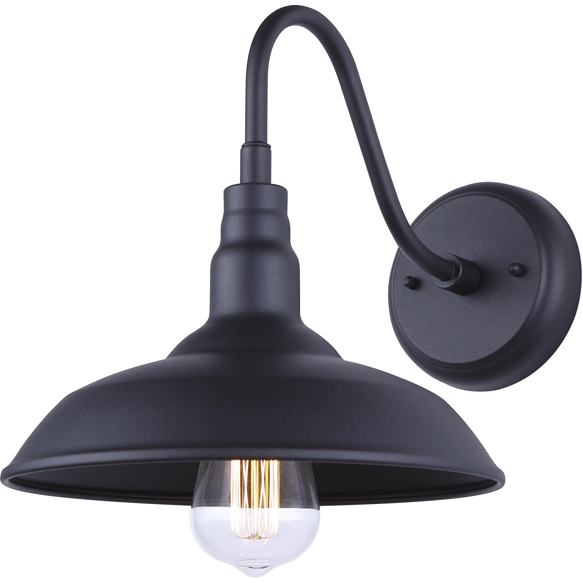 Hattie 1 Light 10 inch Sand Black Outdoor Wall Lantern