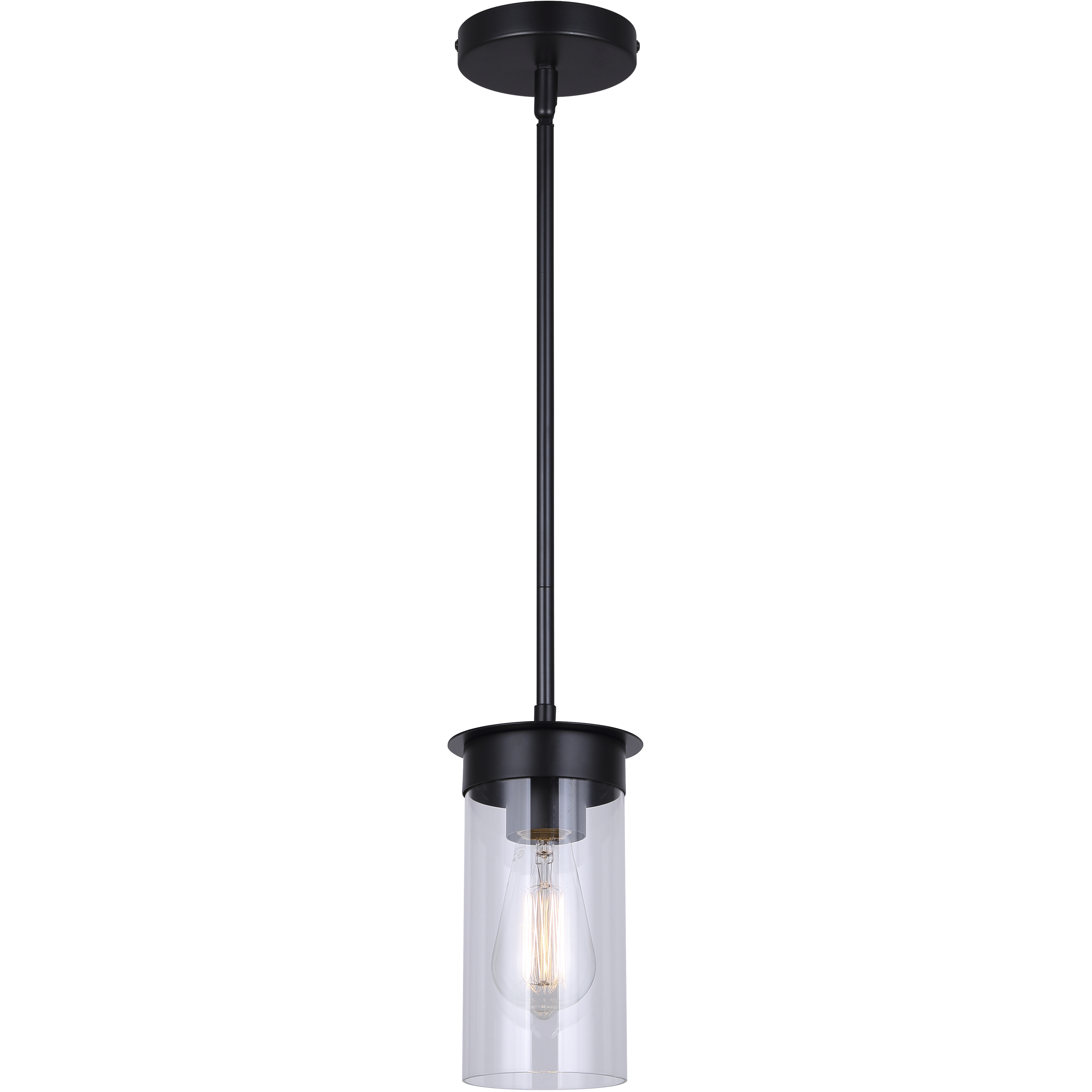 Benson 1 Light 4.75 inch Black Pendant Ceiling Light