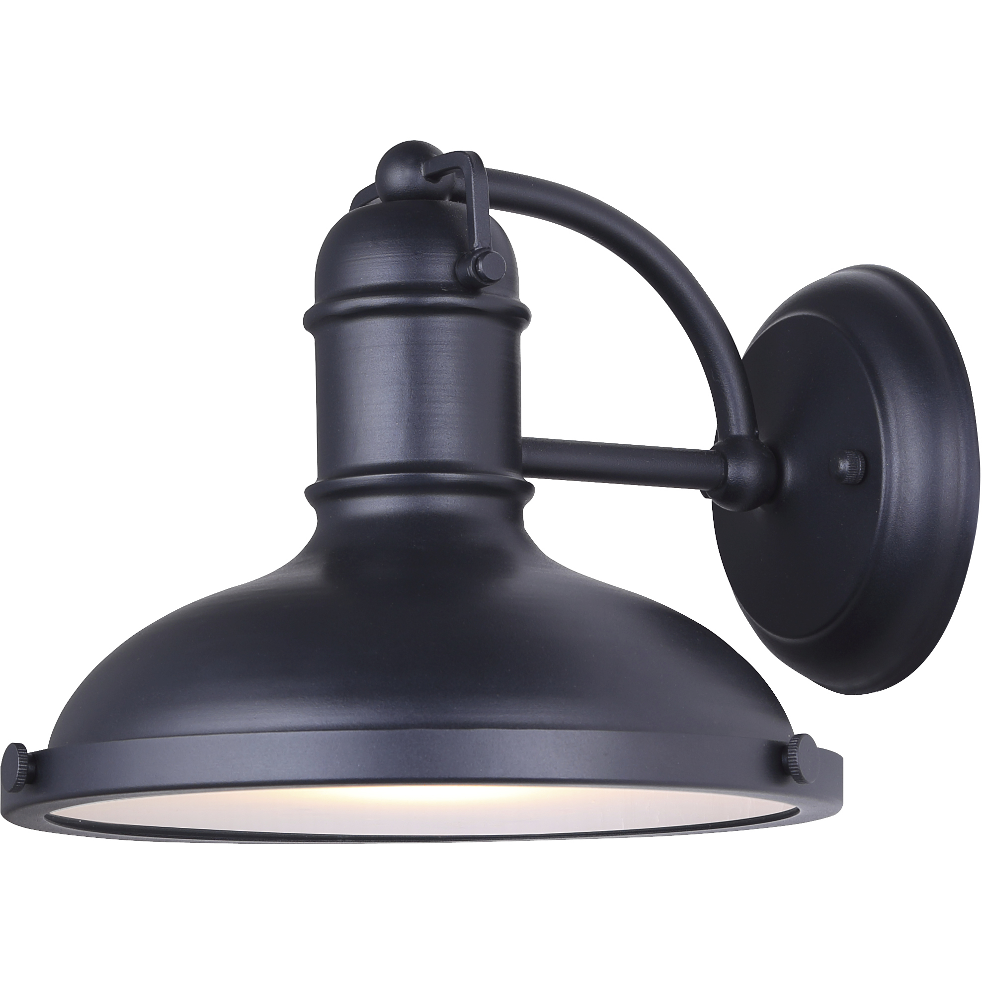 Madison 1 Light 7 inch Black Outdoor Downlight