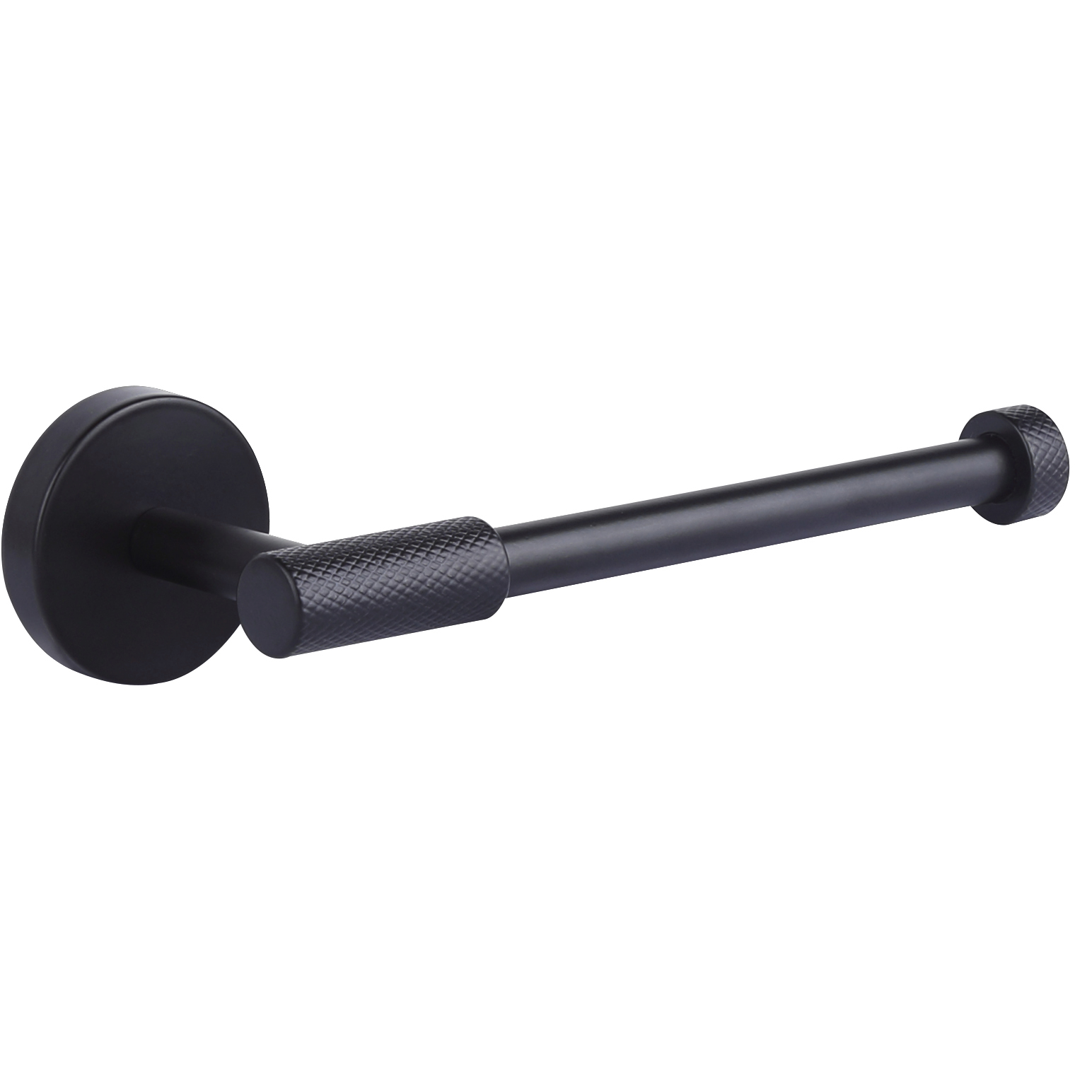 Varen 7 inch Matte Black Toilet Paper Holder