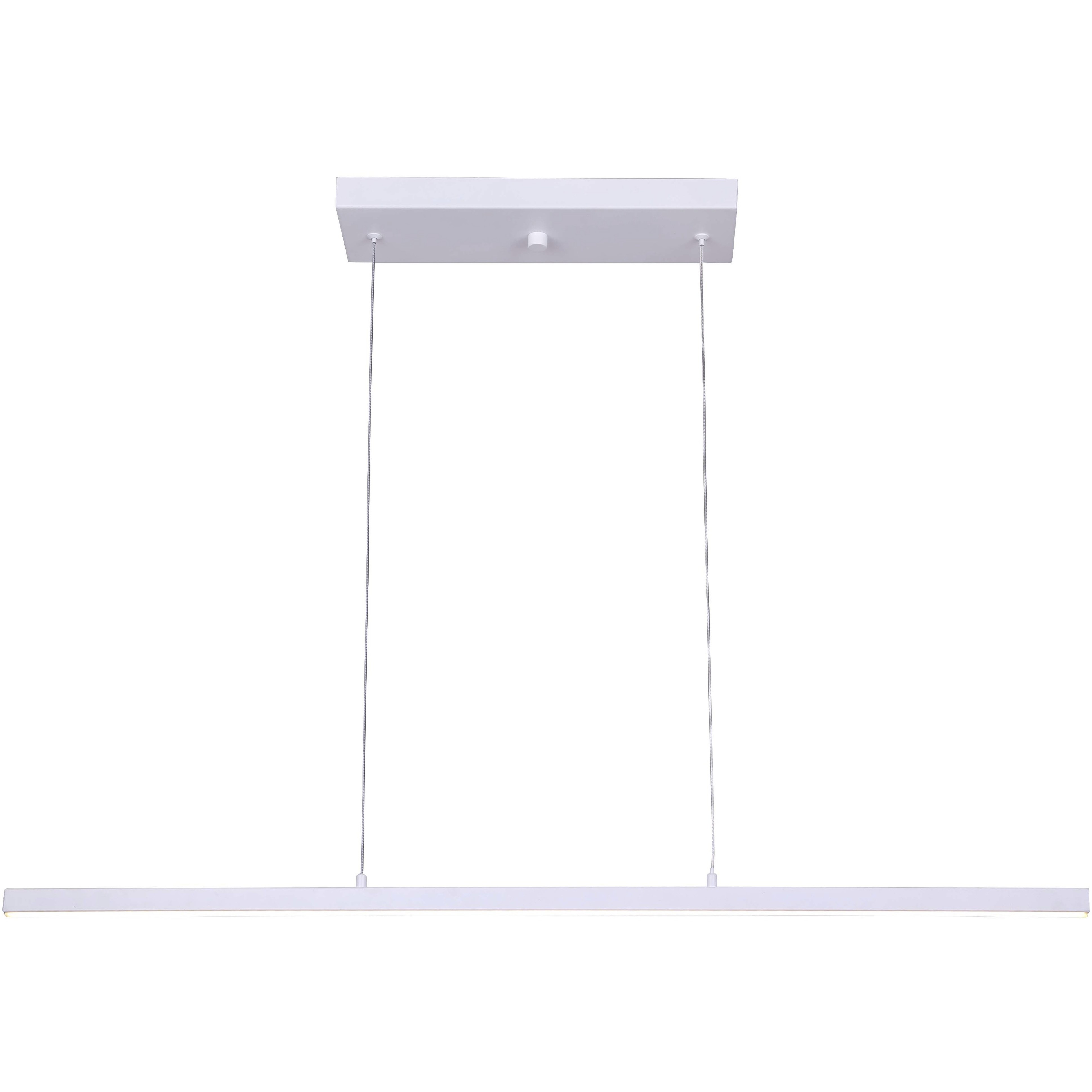 Maxton LED 36 inch White Chandelier Ceiling Light