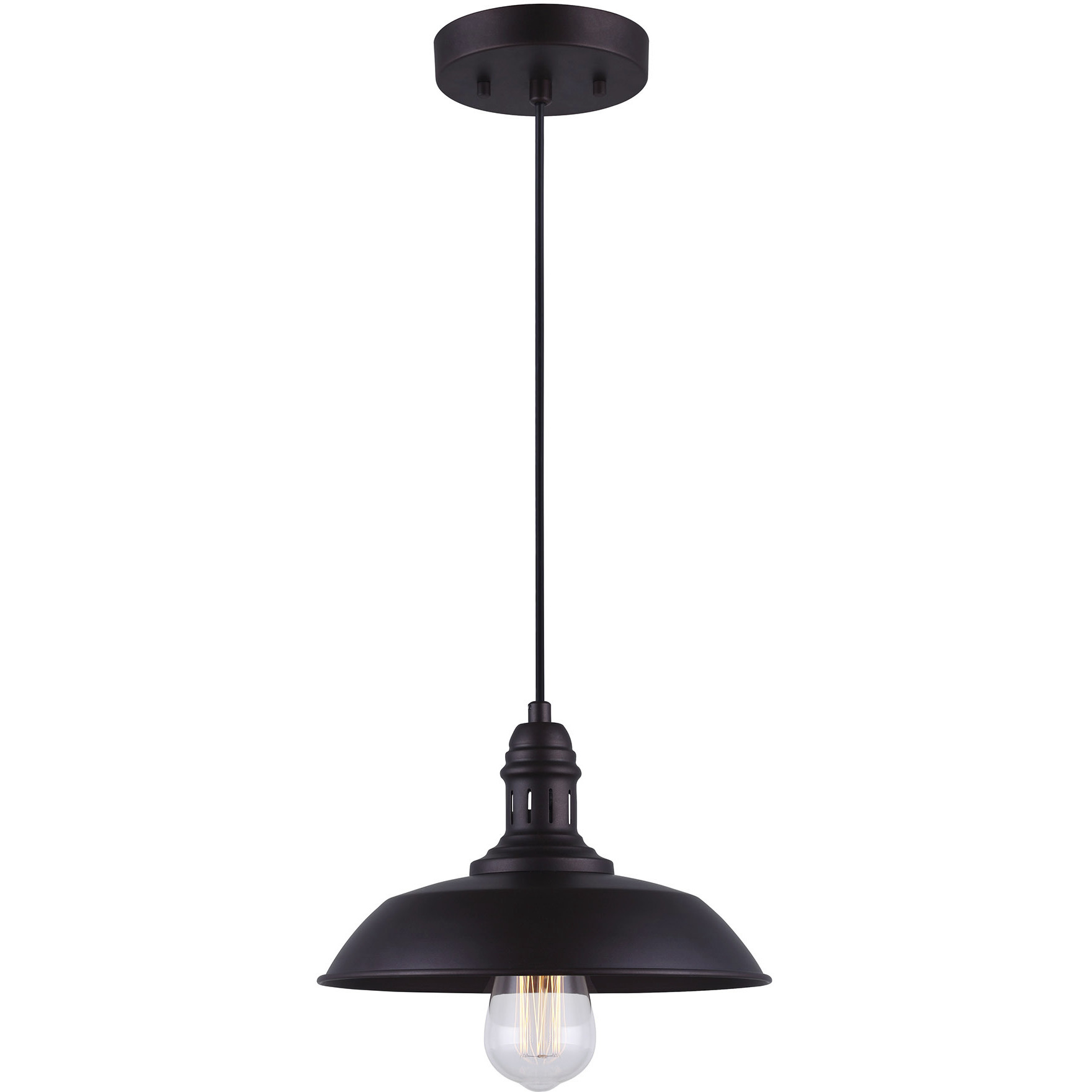 Madison 1 Light 10 inch Oil Rubbed Bronze Pendant Ceiling Light