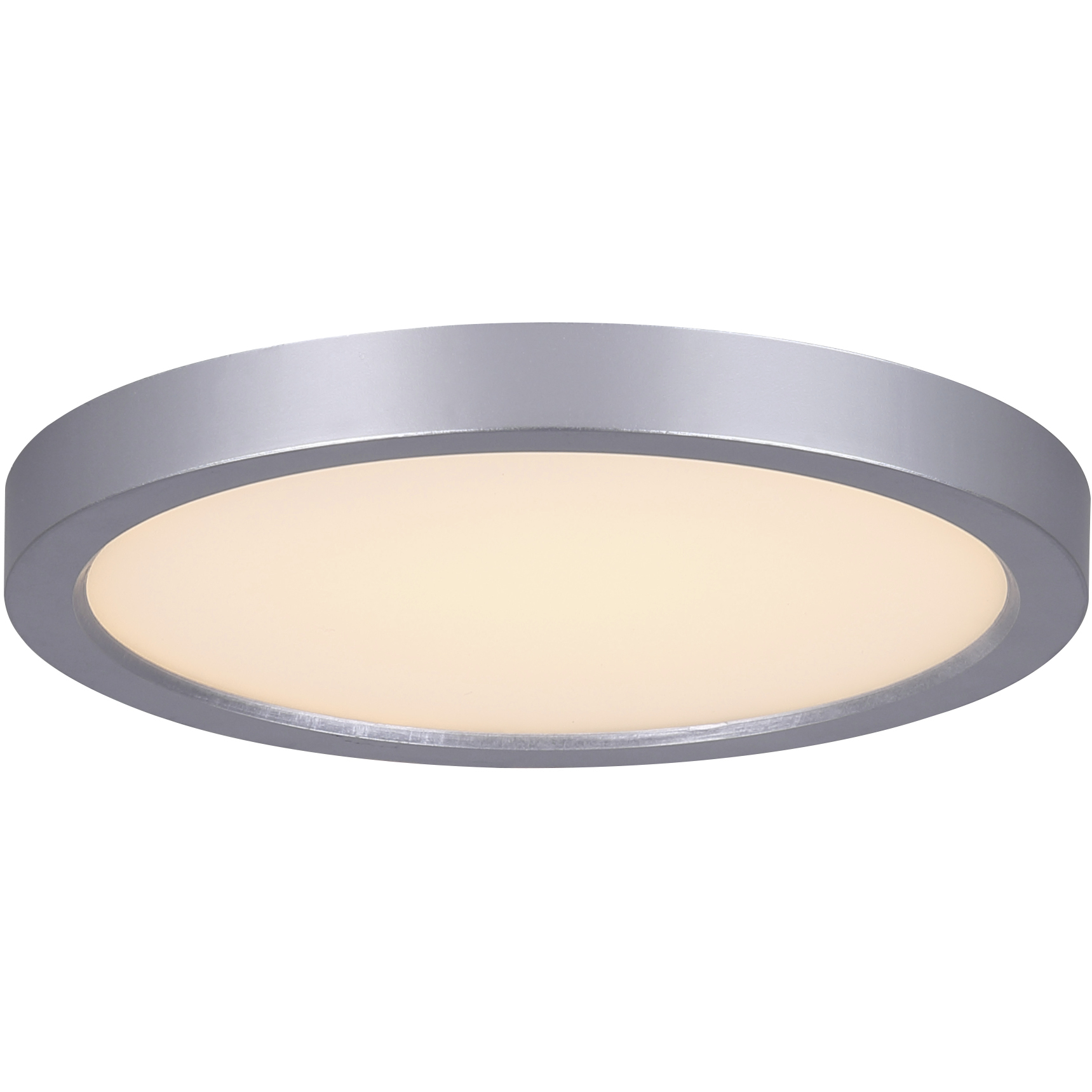 Madison LED 7 inch Brushed Nickel Disc Light, Low Profile