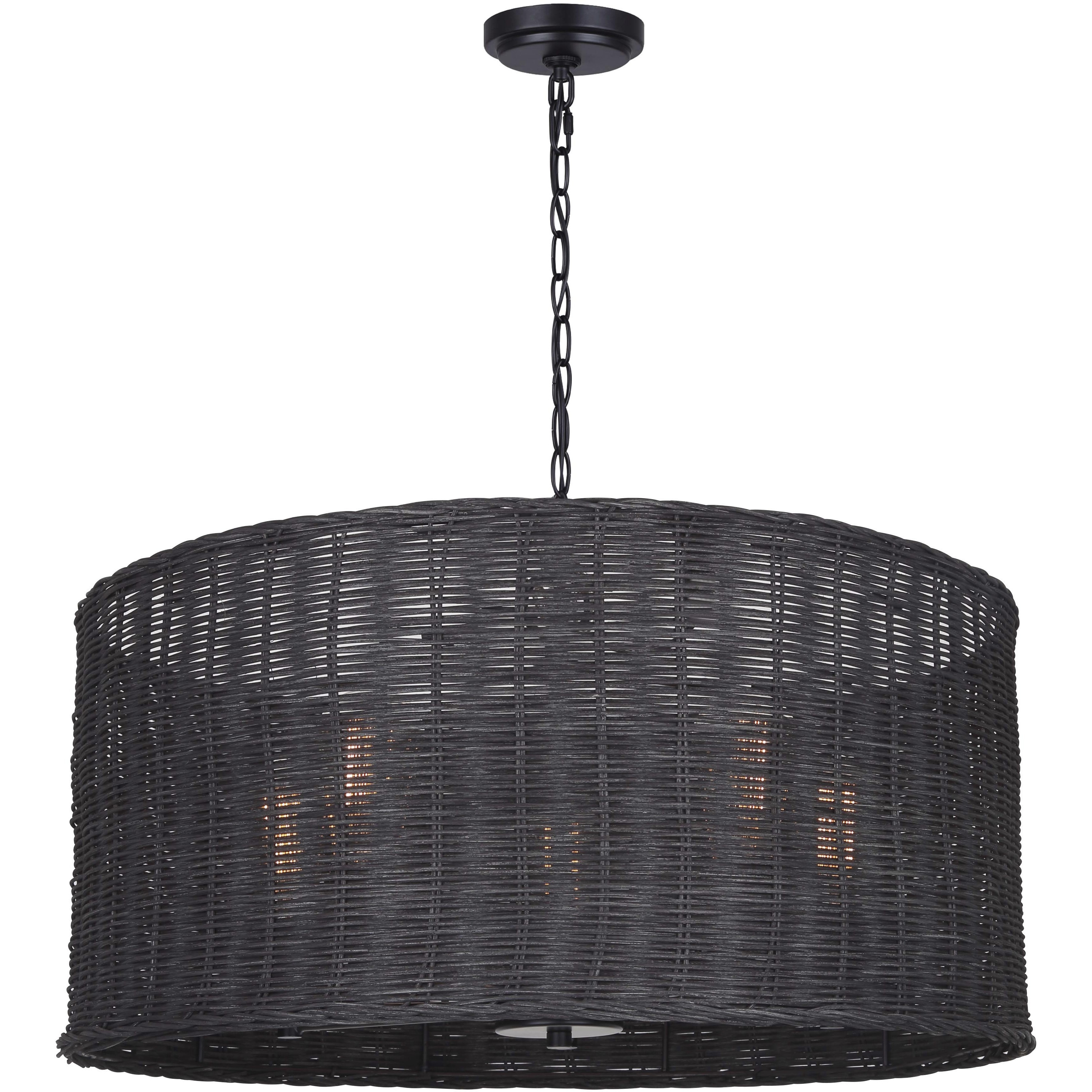 Remee 5 Light 23 inch Black Chandelier Ceiling Light