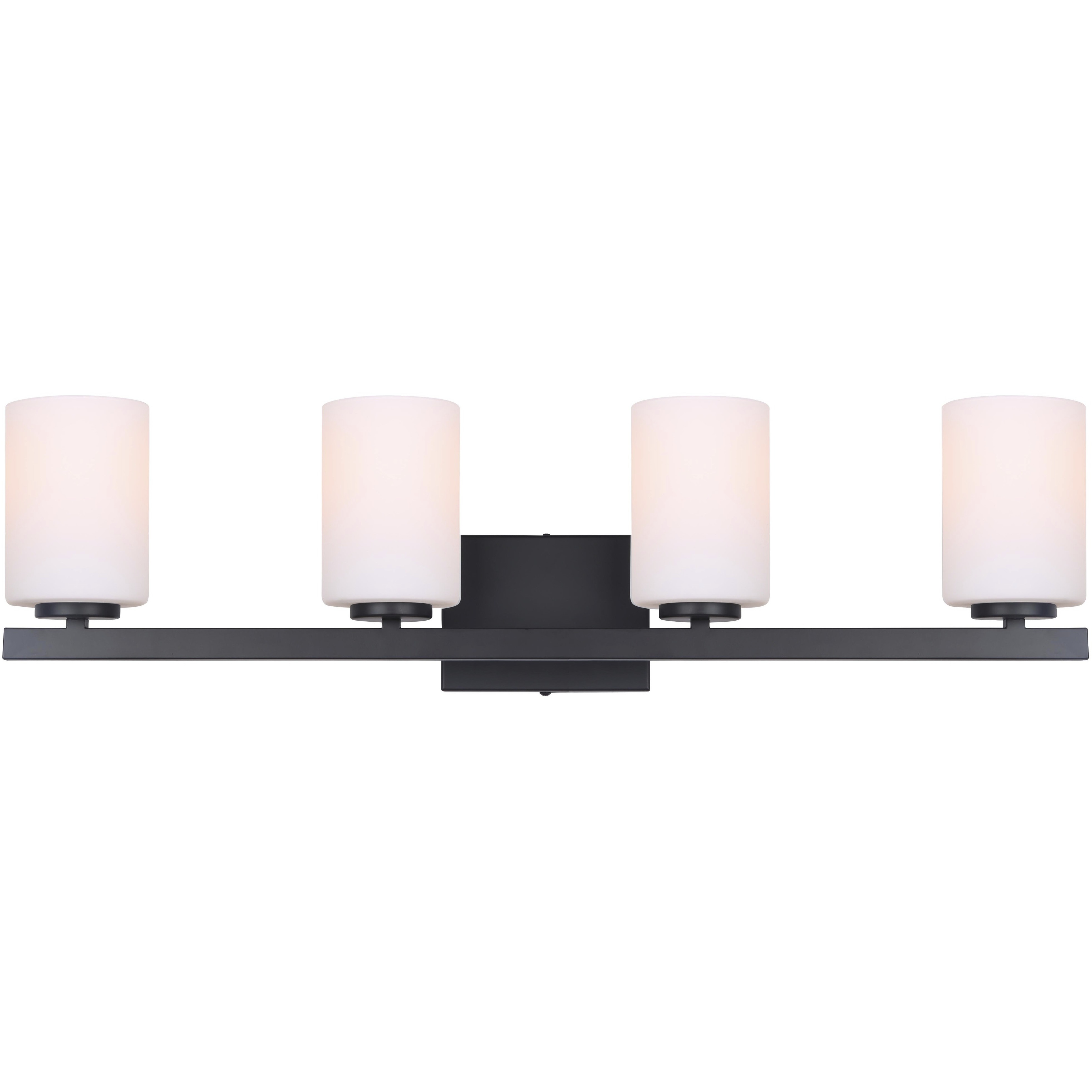 Jae 4 Light 31 inch Matte Black Vanity Light Wall Light