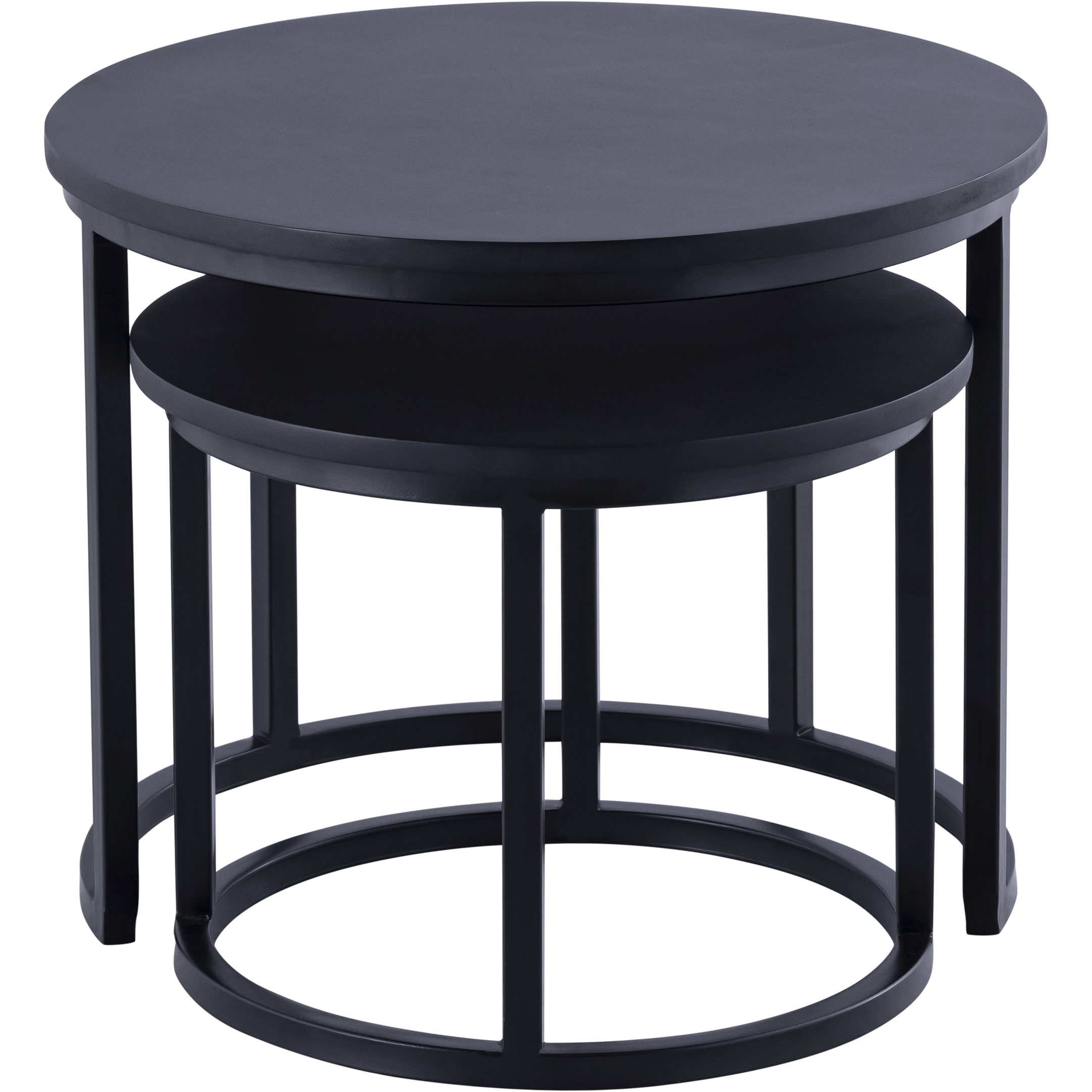 Kaala 21 X 21 inch Black Table Set