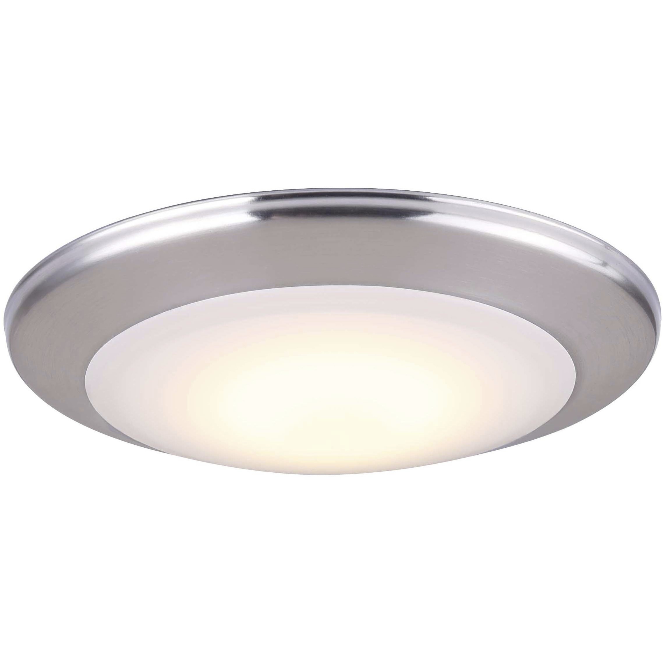 Madison LED 6 inch Brushed Nickel Disk Light