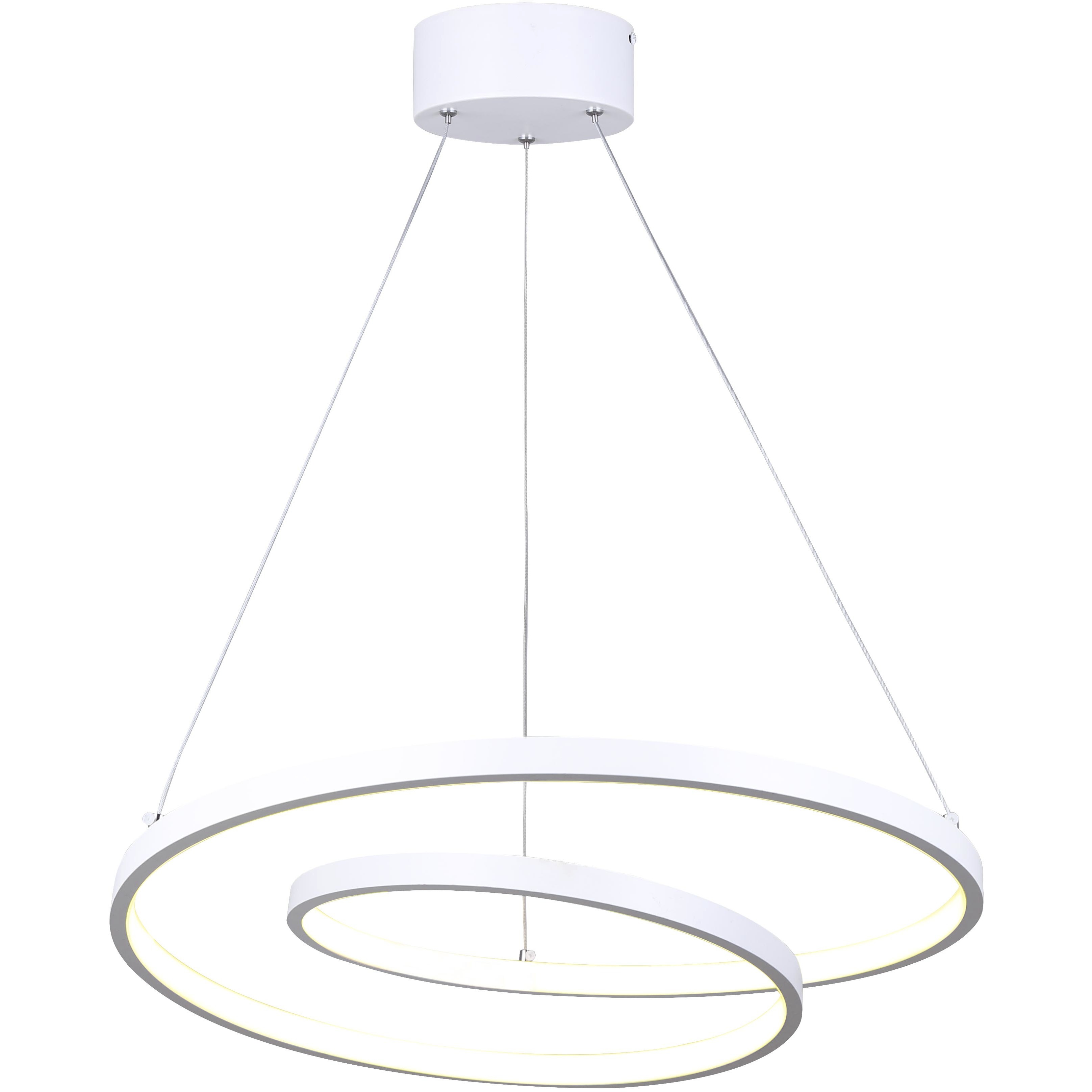 Livana LED 20 inch White Chandelier Ceiling Light