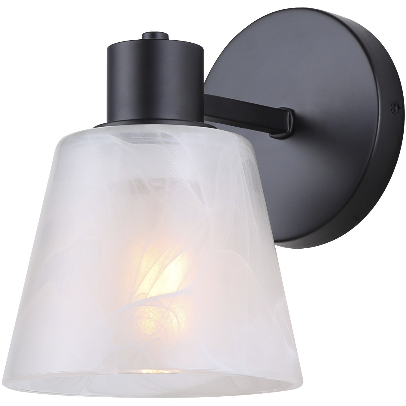 Luelle 1 Light 7.87 inch Black Vanity Light Wall Light