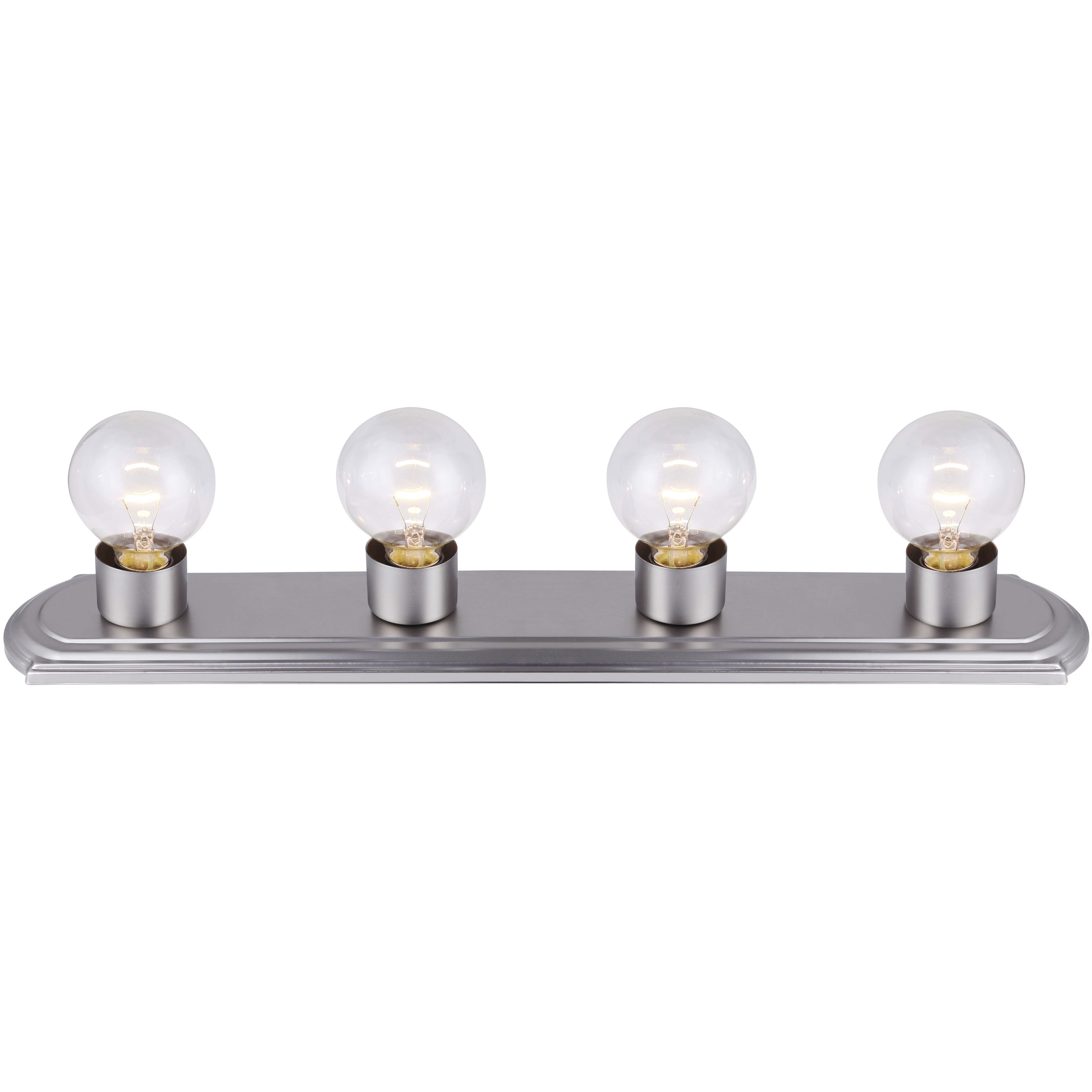 Bathroom Strip 4 Light 24 inch Brushed Pewter Vanity Light Wall Light