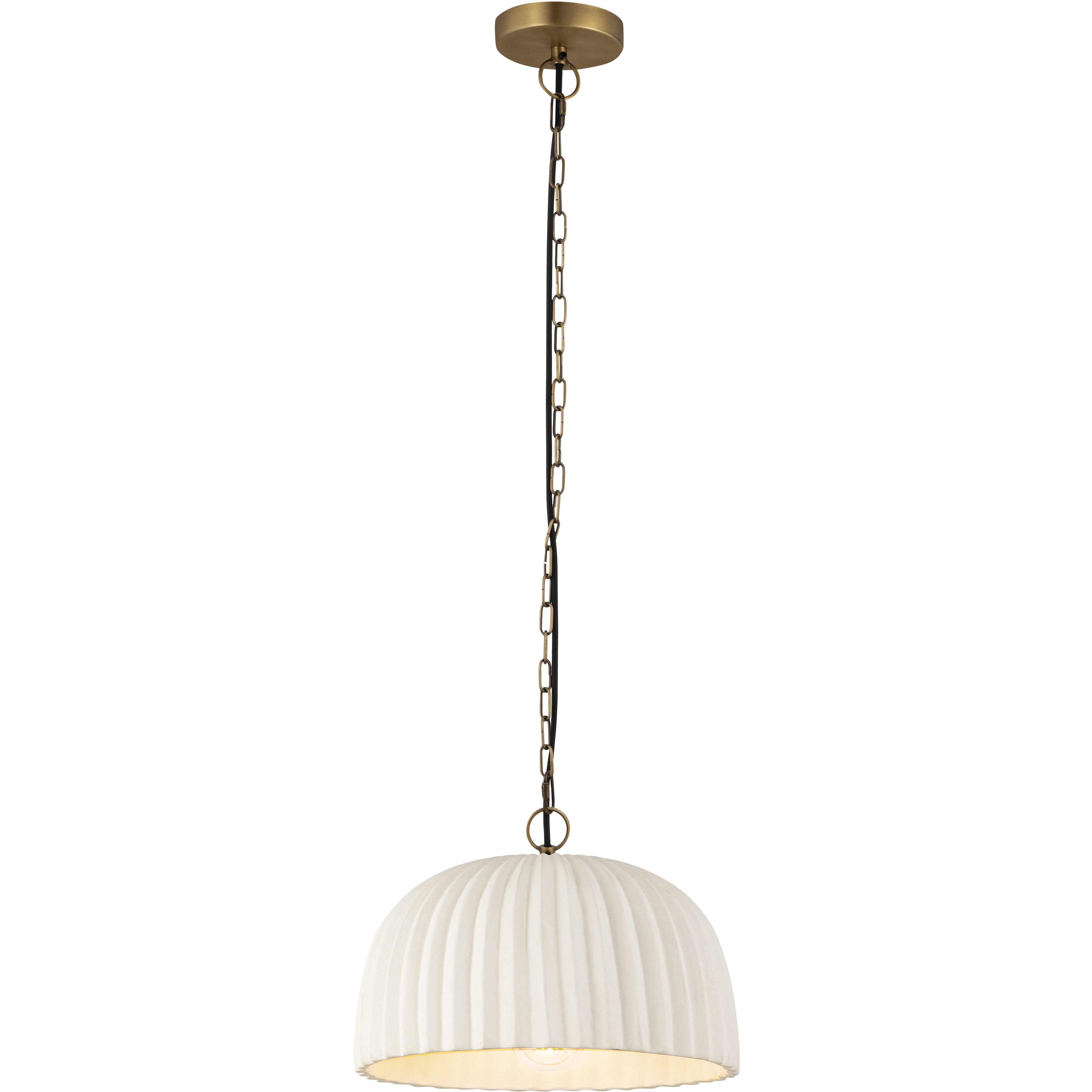 Audrey 1 Light 15 inch Antique Brass Pendant Ceiling Light