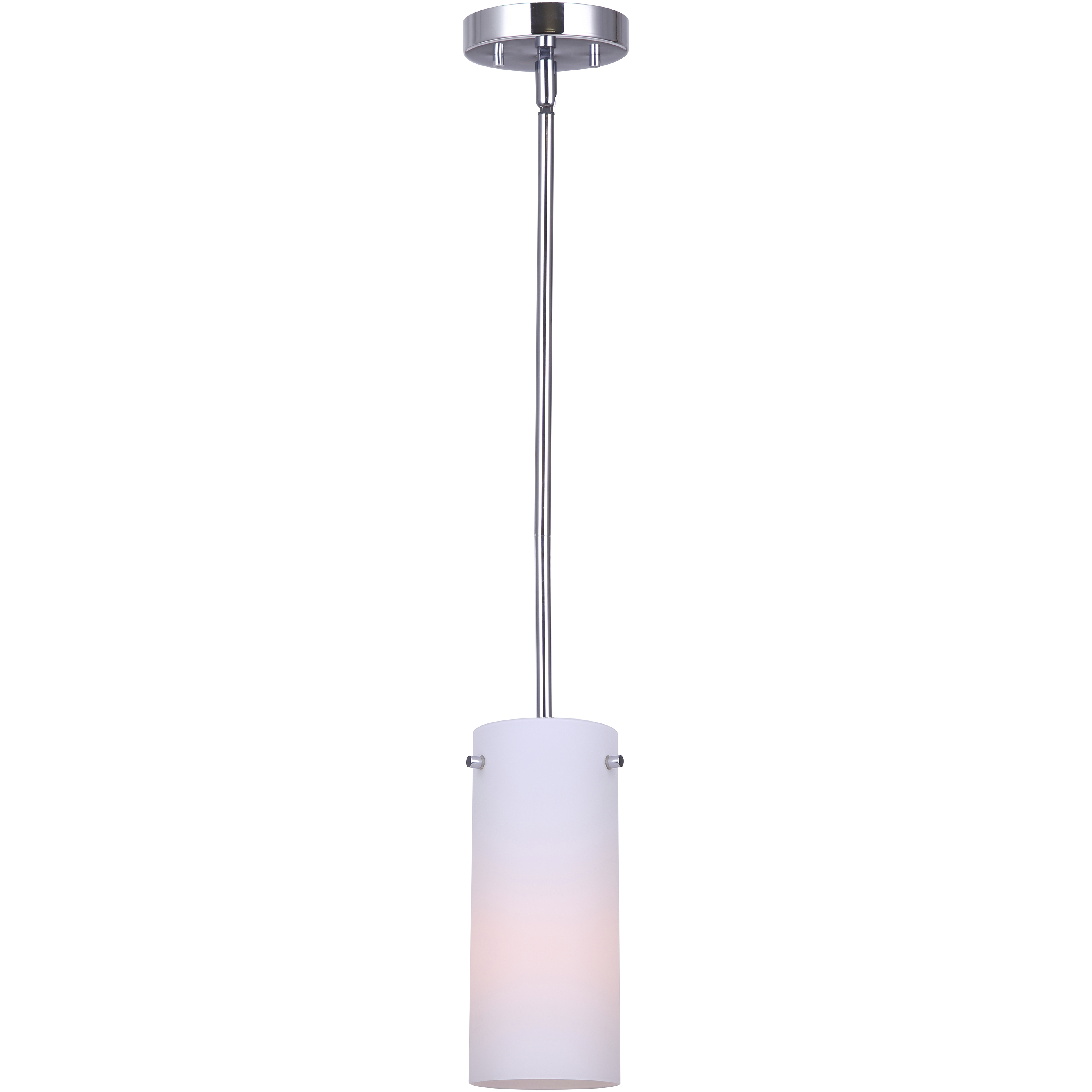 Lander 1 Light 4.75 inch Chrome Pendant Lighting Ceiling Light