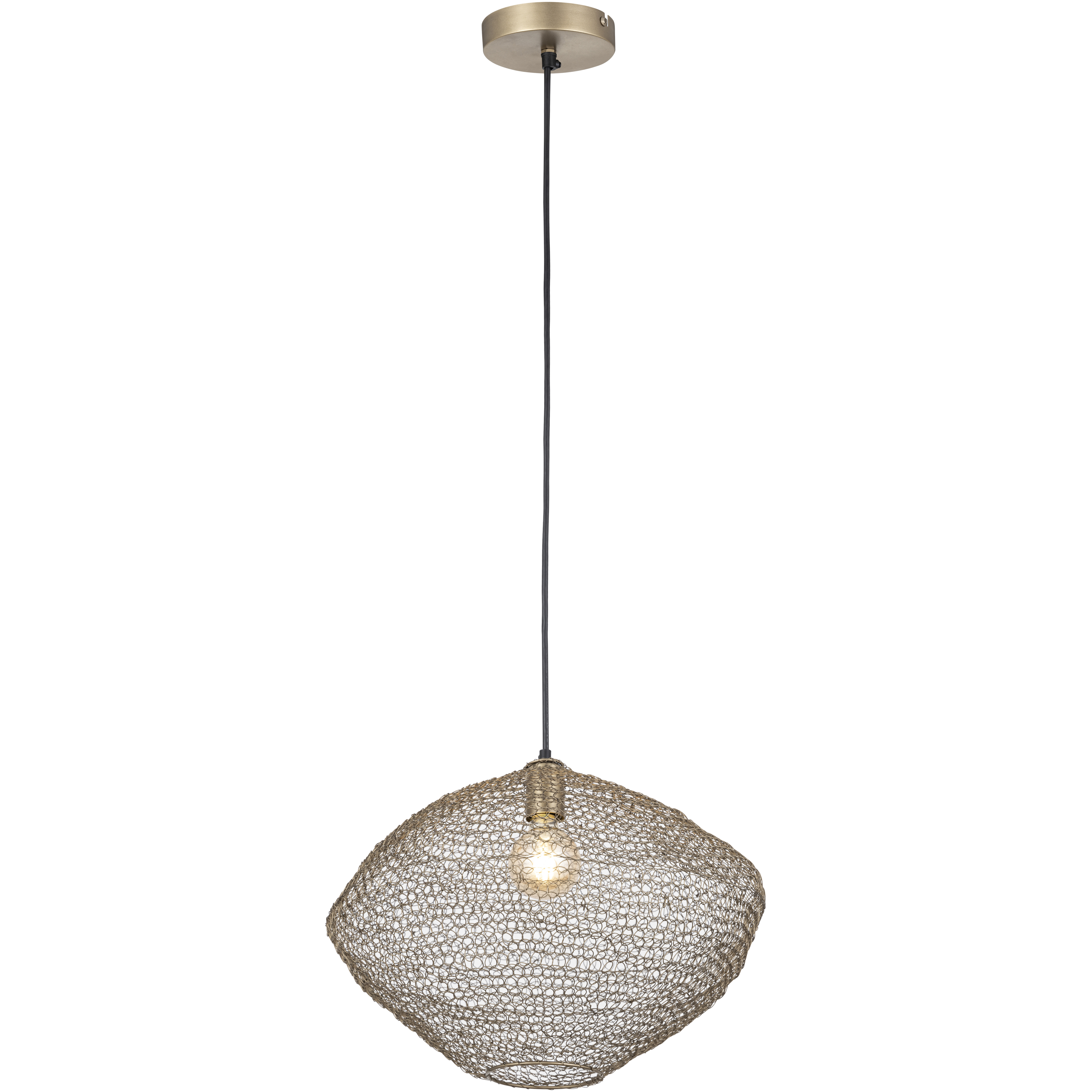 Warren 1 Light 19.5 inch Antique Brass Pendant Ceiling Light